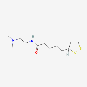 1,2-Dithiolane-3-pentanamide, N-[2-(dimethylamino)ethyl]-