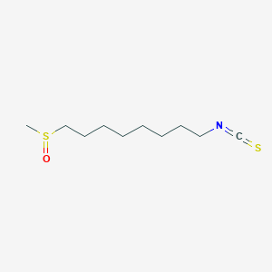molecular formula C10H19NOS2 B1244051 8-(甲基亚磺酰基)辛基异硫氰酸酯 CAS No. 75272-81-0