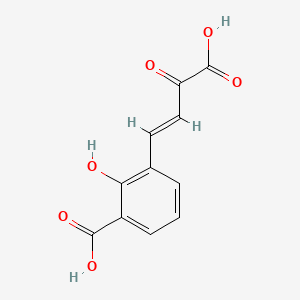 2-Hydroxy-3-carboxybenzylidenepyruvic acid