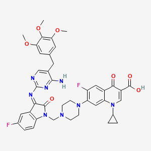 molecular formula C40H38F2N8O7 B1244064 Mannich bases 