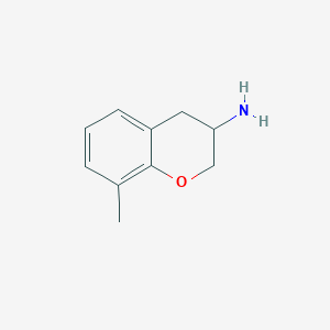 8-Methyl-3,4-dihydro-2H-1-benzopyran-3-amine