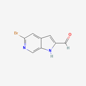 5-Bromo-1H-pyrrolo[2,3-c]pyridine-2-carbaldehyde