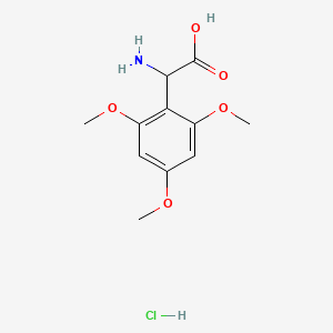 Amino-(2,4,6-trimethoxy-phenyl)-acetic acid hydrochloride