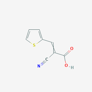 2-Cyano-3-(thiophen-2-yl)prop-2-enoic acid