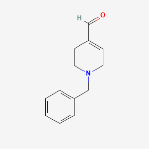 molecular formula C13H15NO B12440748 1-Benzyl-1,2,3,6-tetrahydropyridine-4-carbaldehyde CAS No. 503544-95-4