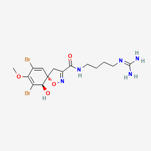 molecular formula C15H21Br2N5O4 B1244078 纯艾里丁 L 