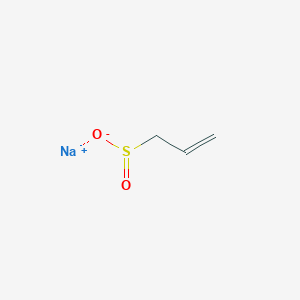 molecular formula C3H5NaO2S B12440789 Sodium prop-2-ene-1-sulfinate CAS No. 106181-88-8