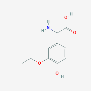 Amino-(4-hydroxy-3-ethoxy-phenyl)-acetic acid