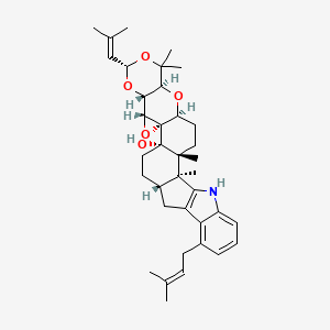 molecular formula C37H49NO5 B1244083 terpendole L 