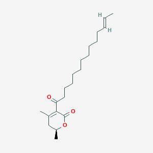 molecular formula C21H34O3 B1244088 Dictyopyrone B 