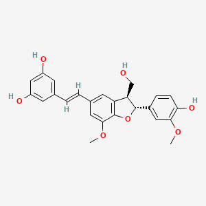 molecular formula C25H24O7 B1244091 格尼妥呋喃 A 