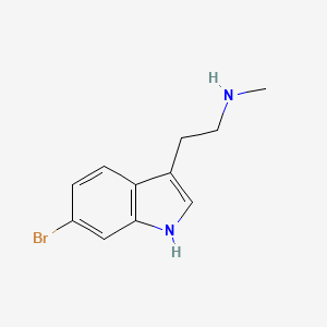 6-bromo-N-methyltryptamine