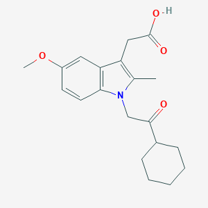 B012441 1H-Indole-3-acetic acid, 1-(2-cyclohexyl-2-oxoethyl)-5-methoxy-2-methyl- CAS No. 106287-92-7