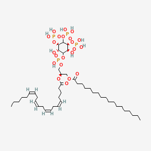 molecular formula C47H86O22P4 B1244100 1-stearoyl-2-arachidonoyl-sn-glycero-3-phospho-(1D-myo-inositol 3,4,5-triphosphate) 