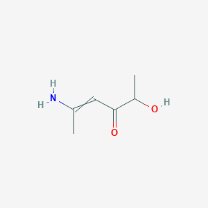 5-Amino-2-hydroxyhex-4-en-3-one