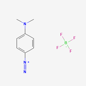 molecular formula C8H10BF4N3 B1244101 4-(Dimethylamino)benzenediazonium tetrafluoroborate CAS No. 24564-52-1