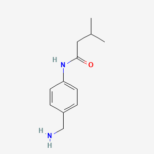 N-[4-(Aminomethyl)phenyl]-3-methylbutanamide