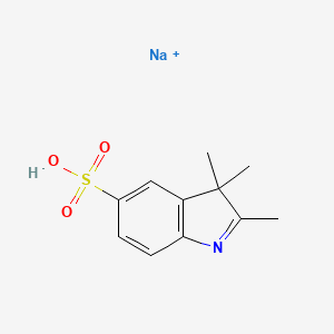 molecular formula C11H13NNaO3S+ B12441090 Sodium 2,3,3-trimethylindole-5-sulfonic acid 