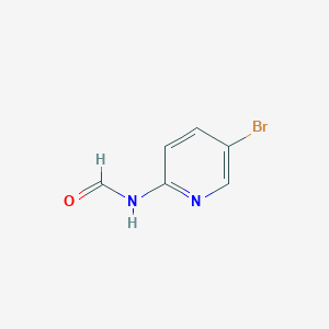 molecular formula C6H5BrN2O B12441120 N-(5-bromopyridin-2-yl)formamide CAS No. 141354-32-7