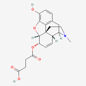 molecular formula C21H23NO6 B1244113 Morphine-6-succinate CAS No. 36507-55-8