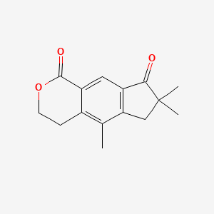 molecular formula C15H16O3 B1244114 紫锥菊内酯 A 