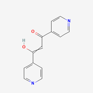 molecular formula C13H10N2O2 B12441173 3-Hydroxy-1,3-di(4-pyridyl)-2-propen-1-one 