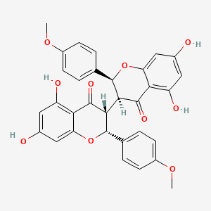 molecular formula C32H26O10 B1244122 Isochamaejasmenin B CAS No. 865852-48-8