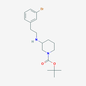 molecular formula C18H27BrN2O2 B12441230 1-Boc-3-[2-(3-bromo-phenyl)-ethylamino]-piperidine CAS No. 887584-56-7