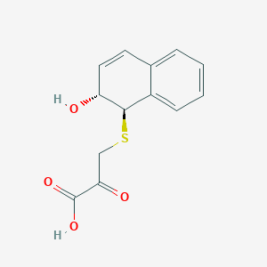 (1R,2R)-3-[(1,2-Dihydro-2-hydroxy-1-naphthalenyl)thio]-2-oxopropanoic acid