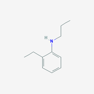 molecular formula C11H17N B12441319 2-ethyl-N-propylaniline 