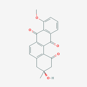 (3~{R})-8-methoxy-3-methyl-3-oxidanyl-2,4-dihydrobenzo[a]anthracene-1,7,12-trione