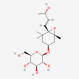 molecular formula C19H32O8 B1244136 Corchoionoside A 