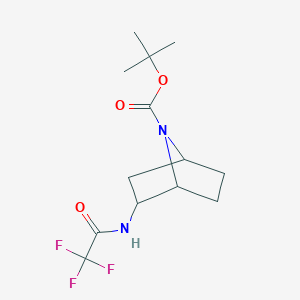 N-(exo-7-Boc-7-azabicyclo[2.2.1]heptan-2-yl) trifluoroacetamide