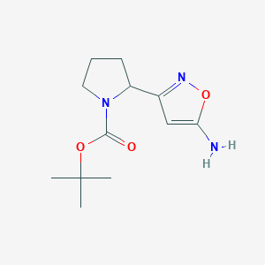 Tert-butyl 2-(5-amino-1,2-oxazol-3-YL)pyrrolidine-1-carboxylate