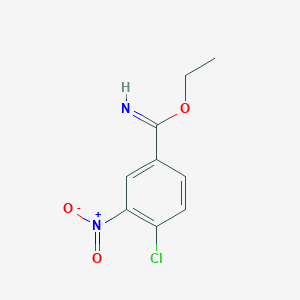 Ethyl 4-chloro-3-nitrobenzene-1-carboximidate