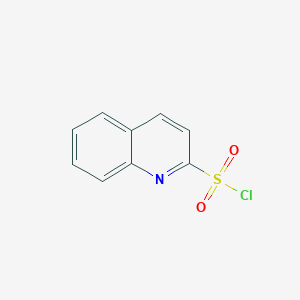 molecular formula C9H6ClNO2S B12441409 Quinoline-2-sulfonyl Chloride 