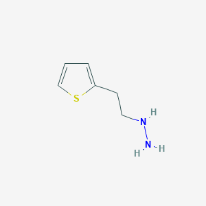 molecular formula C6H10N2S B12441428 1-(2-(Thiophen-2-YL)ethyl)hydrazine CAS No. 1016728-17-8