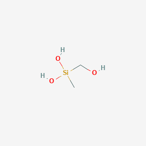 molecular formula C2H8O3Si B1244144 (Hydroxymethyl)(methyl)silanediol 