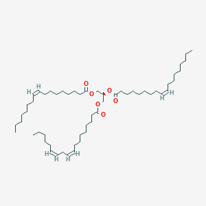 molecular formula C56H100O6 B1244148 1-(9Z-heptadecenoyl)-2-(9Z-octadecenoyl)-3-(9Z,12Z-octadecadienoyl)-sn-glycerol 