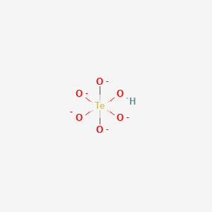 molecular formula HO6Te-5 B1244151 正碲酸根(5-) 