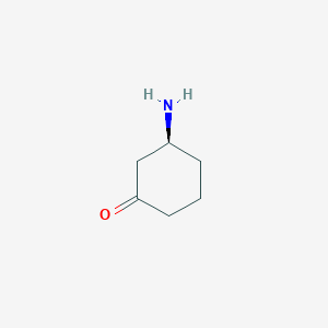 molecular formula C6H11NO B12441584 (3S)-3-aminocyclohexan-1-one 