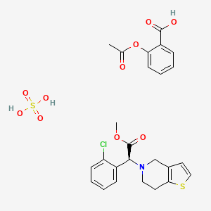 molecular formula C25H26ClNO10S2 B1244160 DuoPlavin CAS No. 937818-61-6