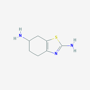 molecular formula C7H11N3S B124417 2,6-二氨基-4,5,6,7-四氢苯并噻唑 CAS No. 104617-49-4