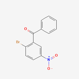 molecular formula C13H8BrNO3 B12441705 (2-Bromo-5-nitrophenyl)(phenyl)methanone 