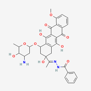 molecular formula C34H35N3O10 B1244172 Rubidazon 