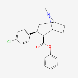phenyl (2S,3S)-3-(4-chlorophenyl)-8-methyl-8-azabicyclo[3.2.1]octane-2-carboxylate