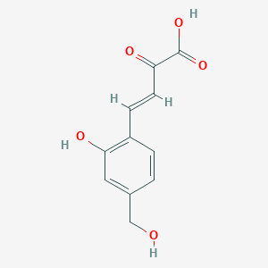 2-Hydroxy-4-hydroxymethylbenzylidenepyruvic acid