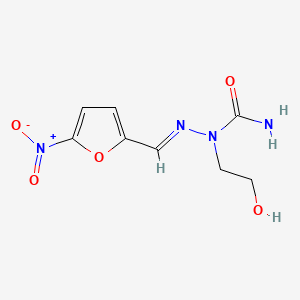 molecular formula C8H10N4O5 B1244193 Nidroxyzone CAS No. 405-22-1