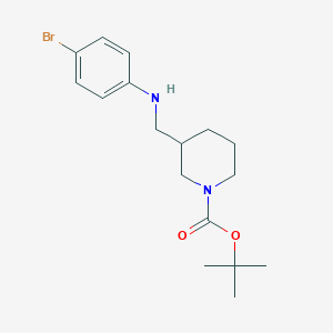 molecular formula C17H25BrN2O2 B12441965 1-Boc-3-[(4-bromo-phenylamino)-methyl]-piperidine CAS No. 887587-06-6