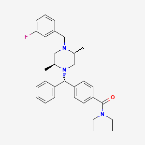 molecular formula C31H38FN3O B1244197 Unii-X9ljn69tfk 